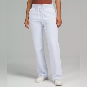 Lululemon Loungeful Straight Leg White Drawstring Pants Size 14 NWT